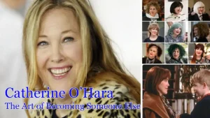 A tribute image representing the elegance and artistic spirit of Catherine O'Hara.