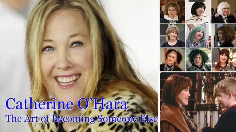 A tribute image representing the elegance and artistic spirit of Catherine O'Hara.