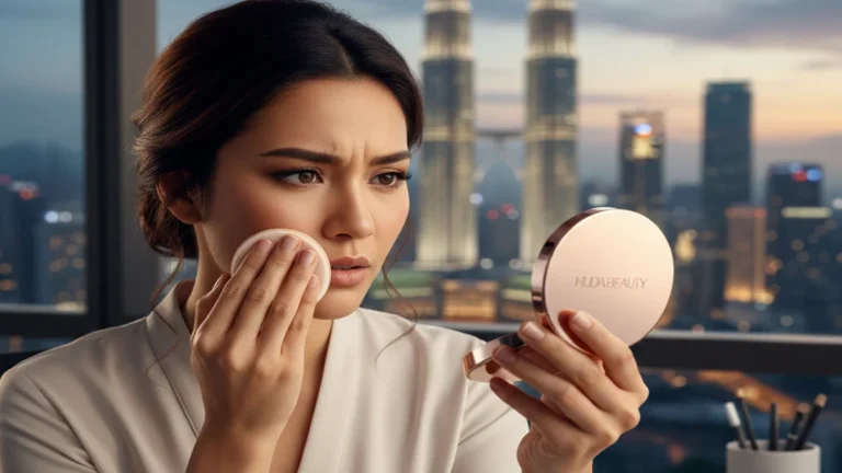 Huda Beauty Easy Bake Pressed Viral Malaysia Application