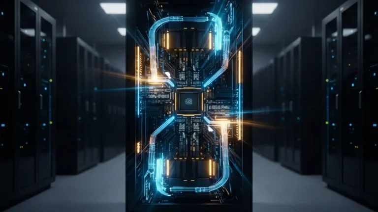 Nvidia CEO Jensen Huang presenting next-generation AI GPU architecture for data centers.