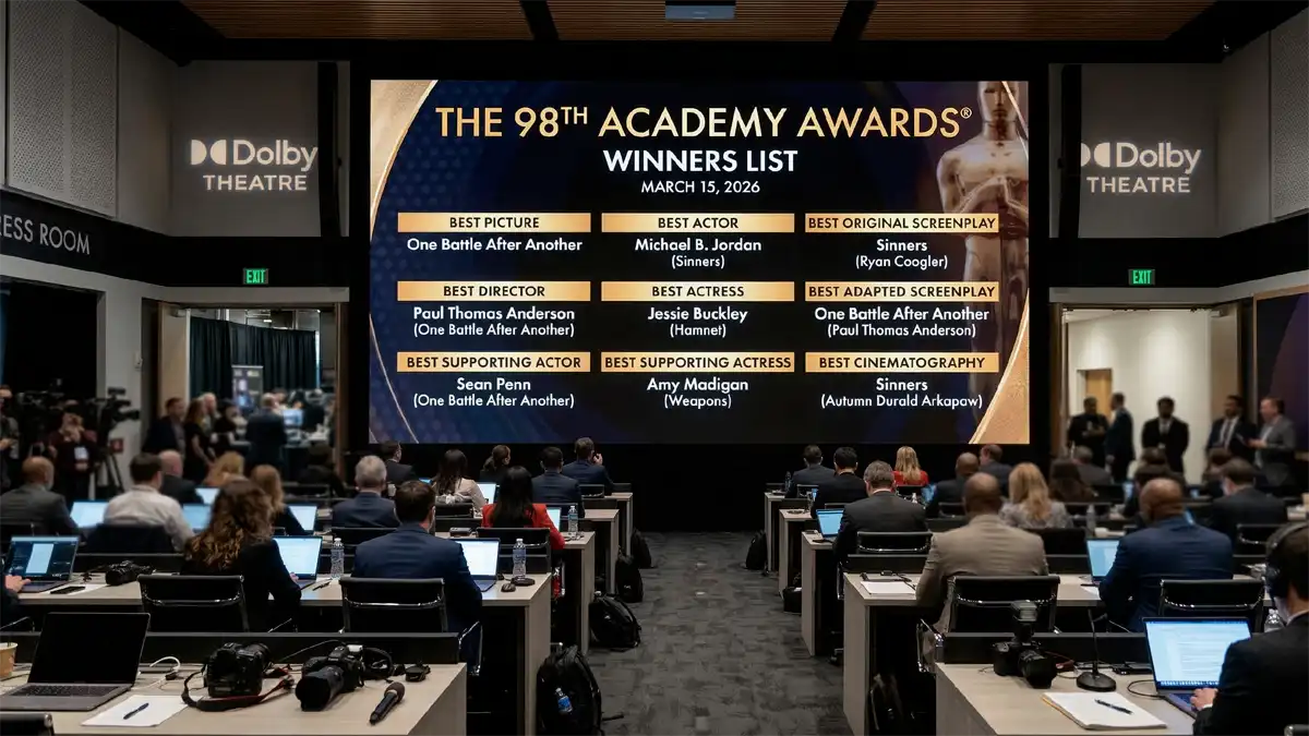 2026 Oscar Winners Full List Of 98th Academy Awards