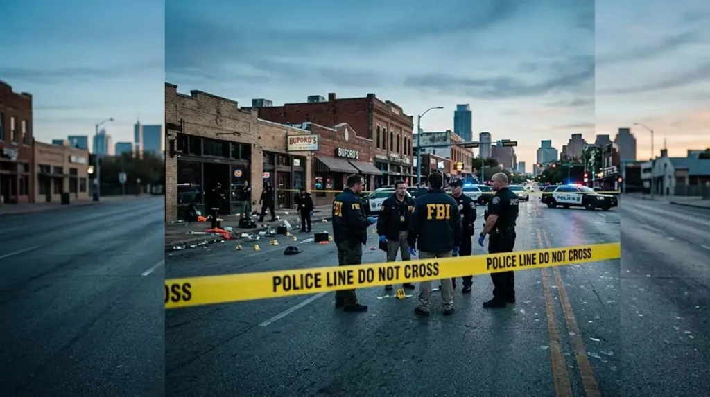 Fbi Investigators Austin Shooting Scene New