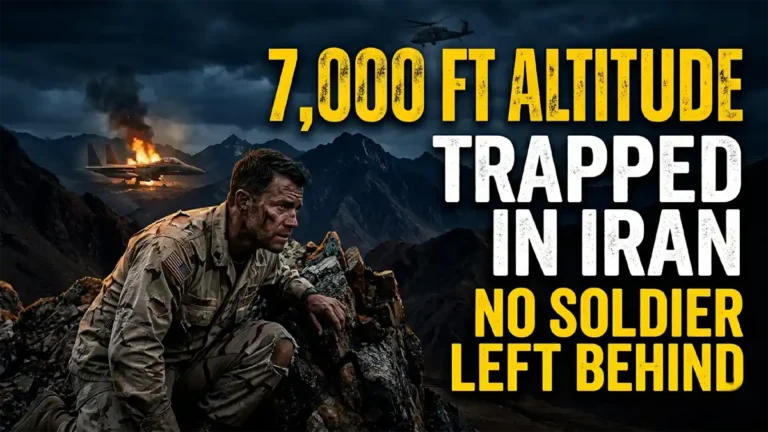 A cinematic rendering of a military rescue mission in rugged mountain terrain at night.