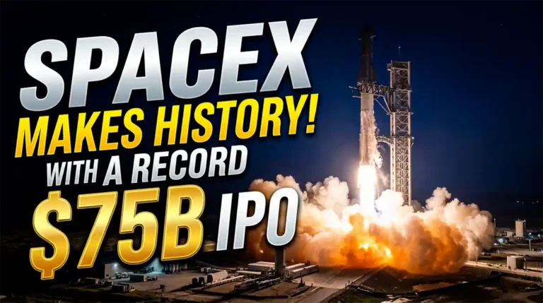 Spacex Makes History With A Record 75b Ipo