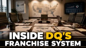 Corporate boardroom representing Dairy Queen's franchise business strategy and operations.