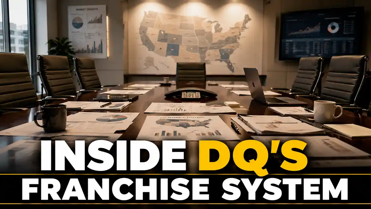 Corporate boardroom representing Dairy Queen's franchise business strategy and operations.