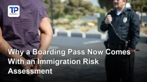 ICE airport detentions officers at a U.S. airport security checkpoint amid TSA data sharing
