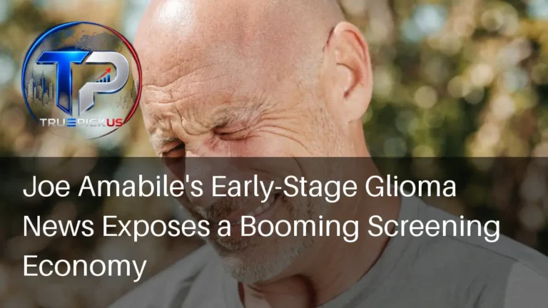 Joe Amabile early stage glioma diagnosis coverage showing the Bachelor Nation star at a public event