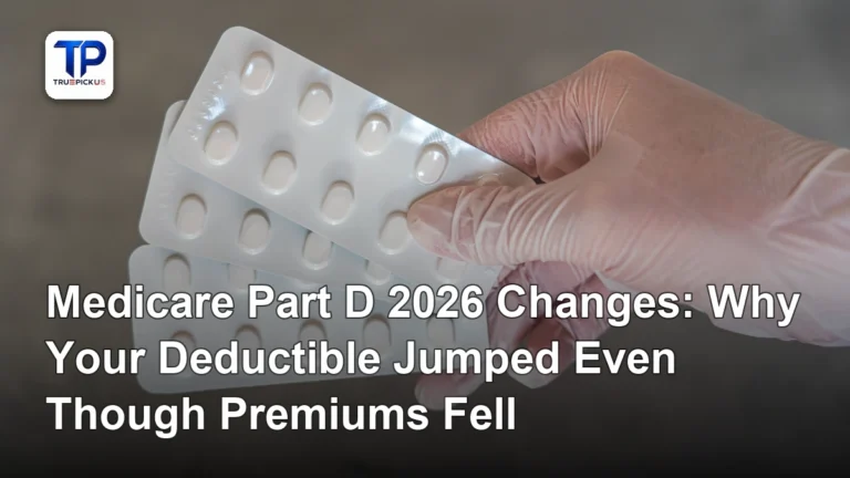 Medicare Part D 2026 changes shown through rising deductibles and falling premiums for prescription drug plans
